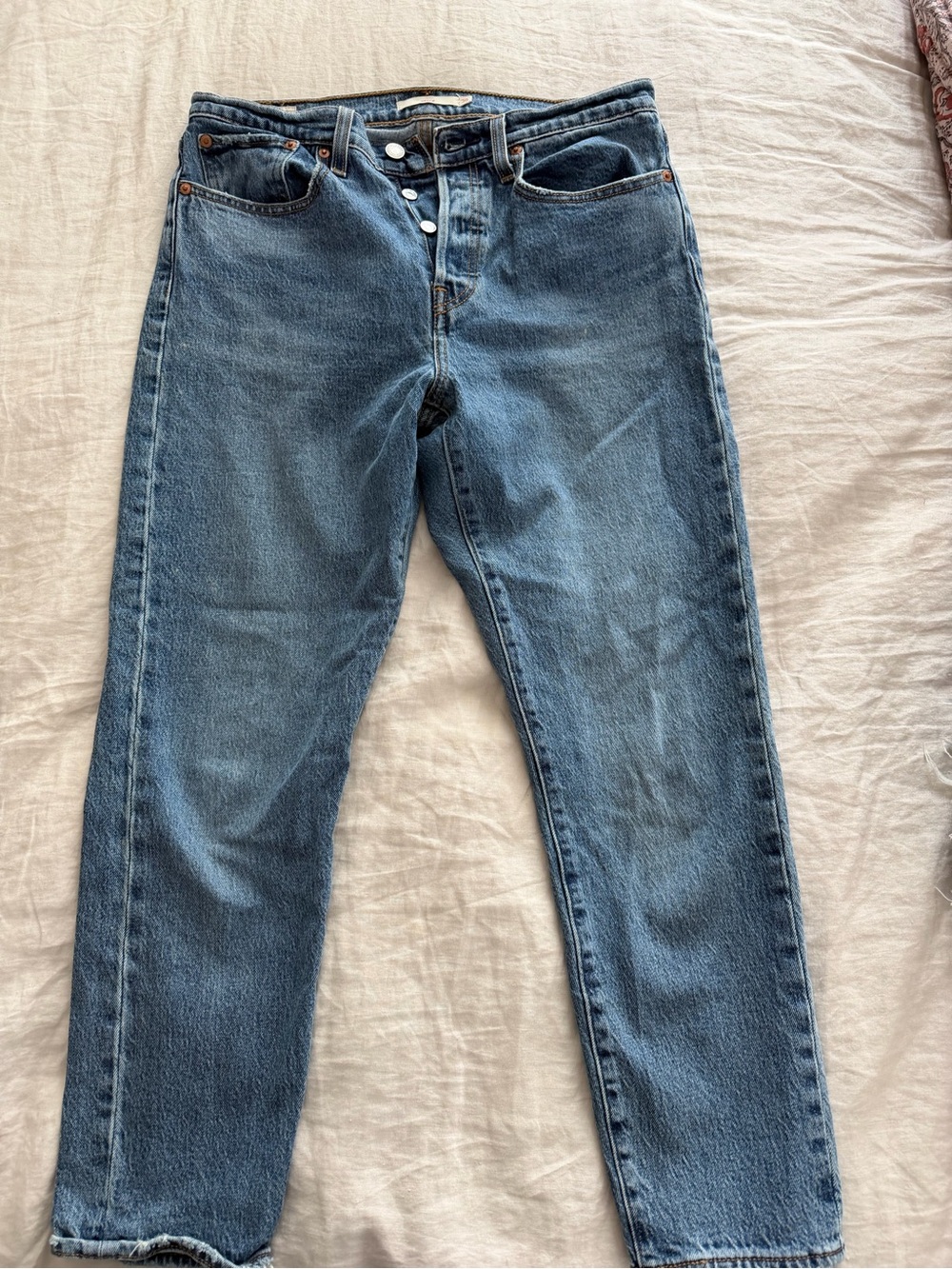 Levi's High-Rise Blue Button-Fly Women's Jeans